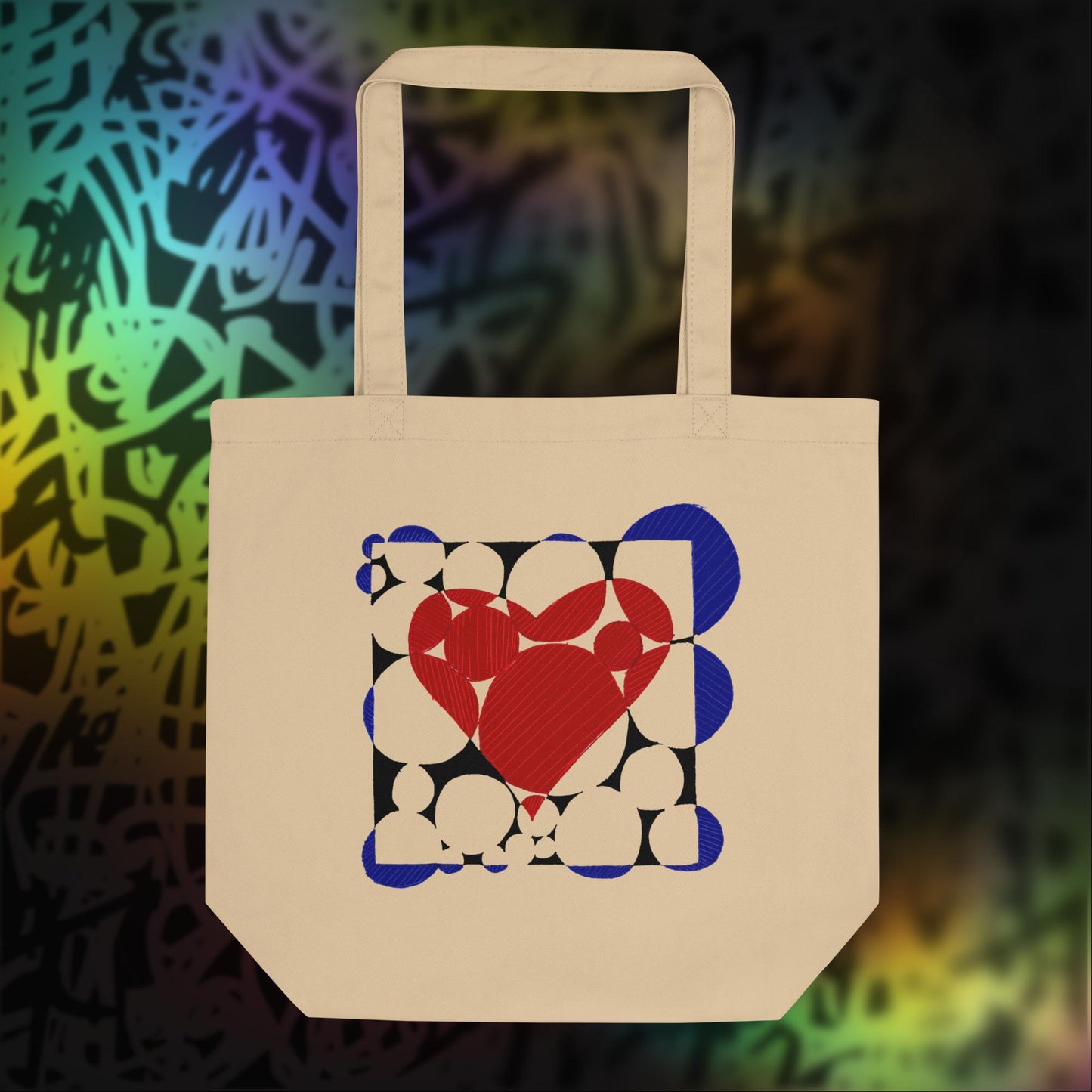 Heart Circles Tote